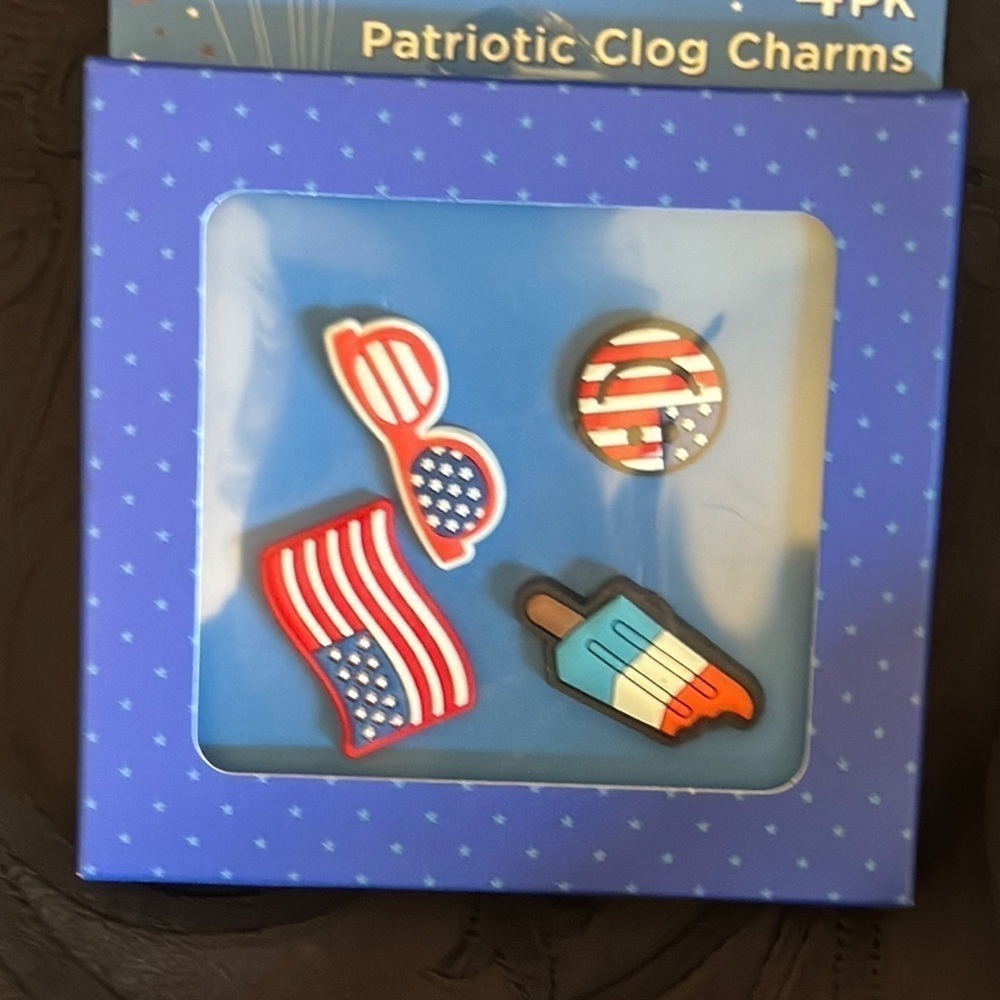 Patriotic Clog Charms Set